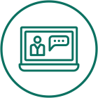 Minimalist computer icon